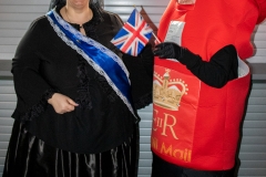 Queen Victoria with the British red postbox