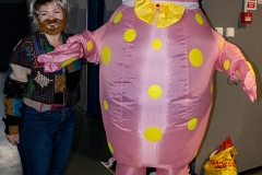 Noel Edmunds with Mr Blobby